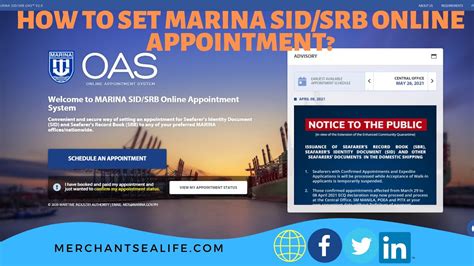 marina srb|sirb appointment.